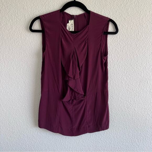 Marni Sleeveless Ruffle Front Blouse - Picture 1 of 15